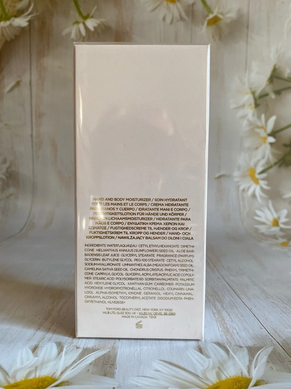 Tom Ford White Suede Hand And Body Moisturizer 8.1 oz/240ml, Sealed Authentic